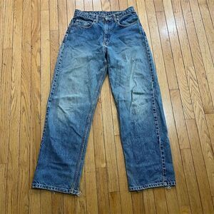 Vintage Polo Ralph Lauren Men's Blue Straight Jeans Mid Rise Denim